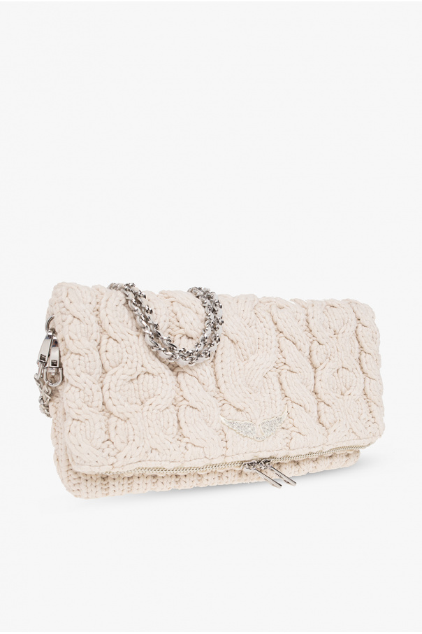 IetpShops Germany - Ally Capellino Bags for Men - Cream 'Rock' shoulder bag  Zadig & Voltaire