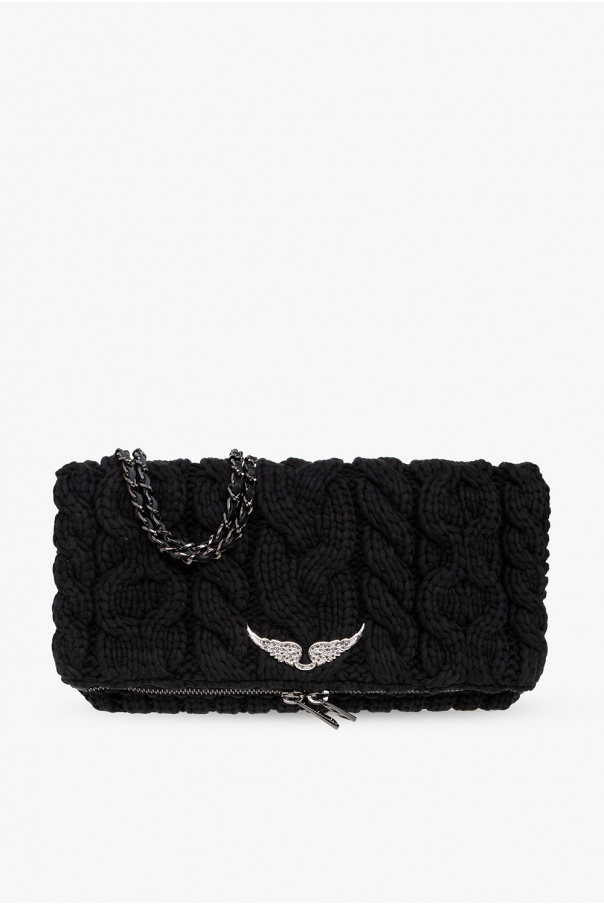 Noir Rocky Grained Bag by Zadig & Voltaire Handbags for $20