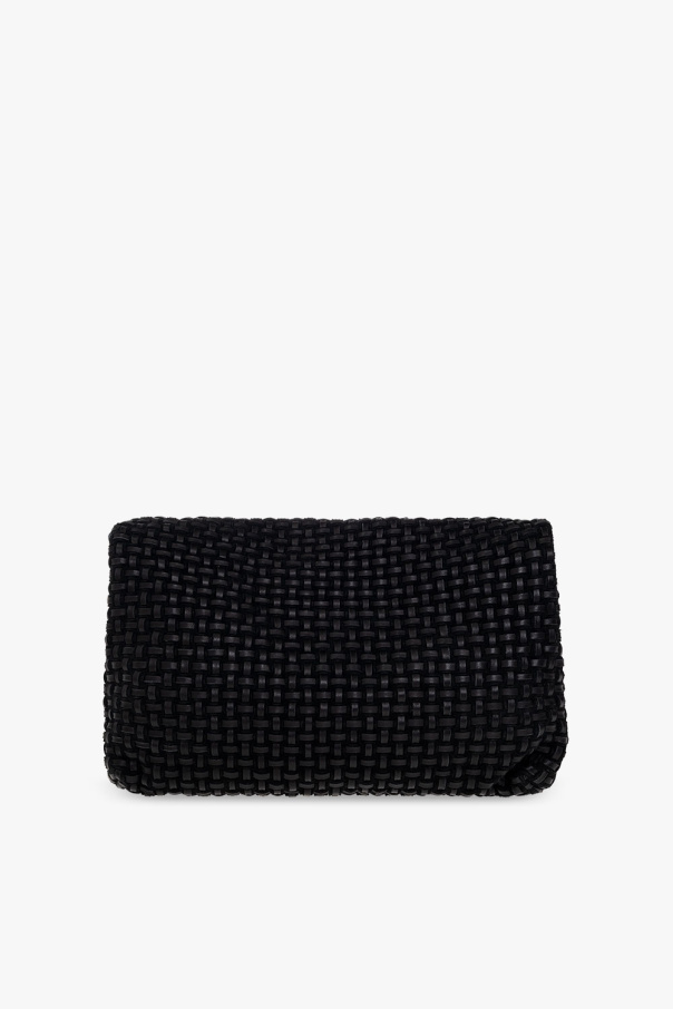 Zadig & Voltaire Rockyssime Woven Leather Bag - Black