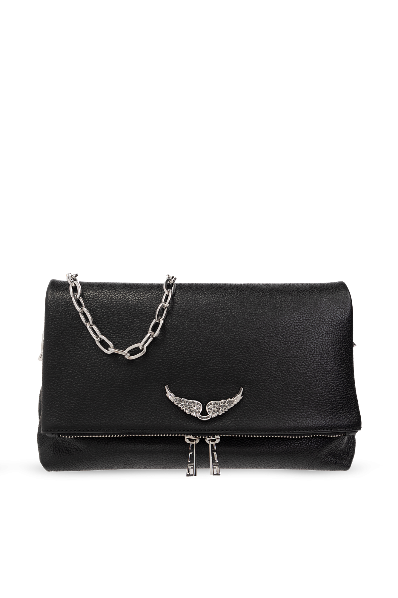 Noir Rocky Grained Bag by Zadig & Voltaire Handbags for $20