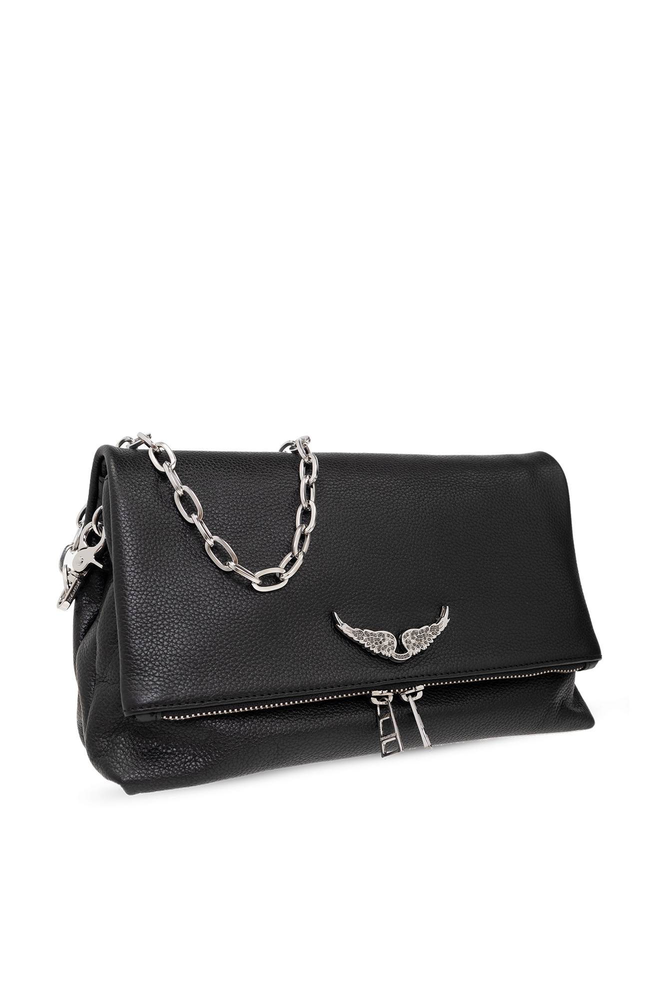 Noir Rocky Grained Bag by Zadig & Voltaire Handbags for $20