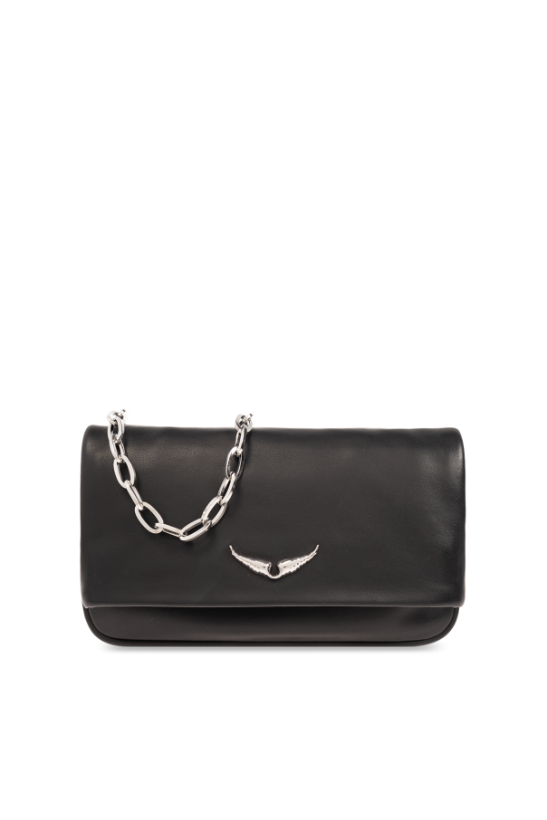 ‘Rock Nano’ leather shoulder bag od Mulberry Sadie mini bag