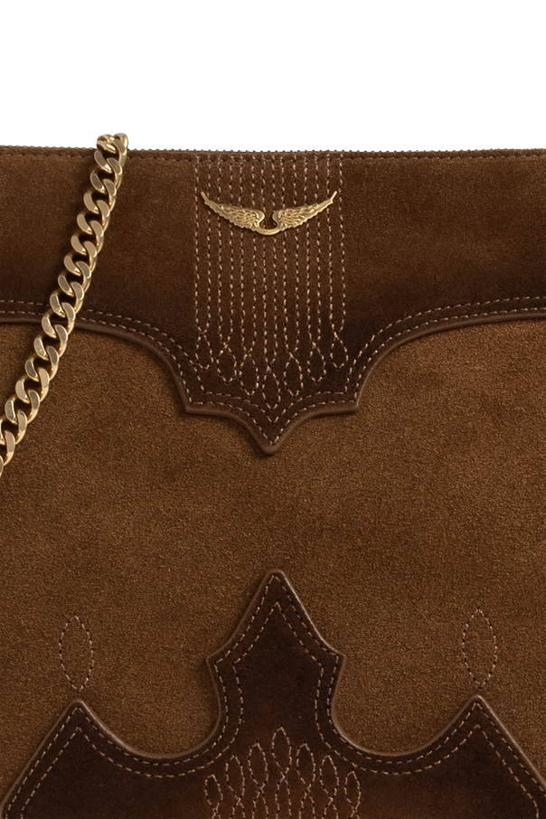 Zadig & Voltaire Zamszowa torba ‘Jim’