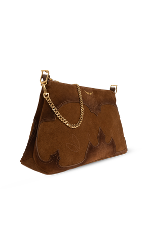 Zadig & Voltaire Zamszowa torba ‘Jim’