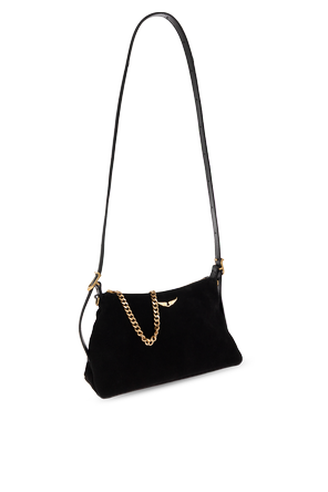 Zadig & Voltaire Suede bag with logo