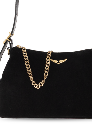 Zadig & Voltaire Suede bag with logo