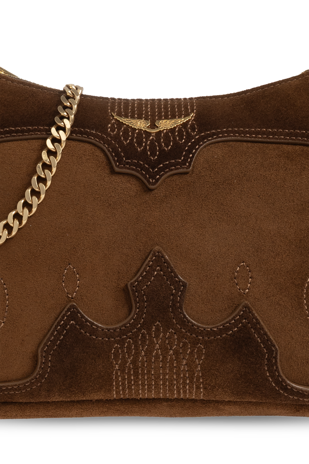 Zadig & Voltaire Zamszowa torba ‘Jim’