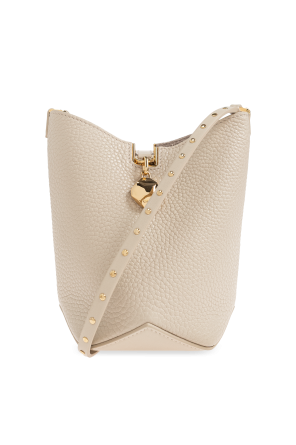 Leather shoulder bag