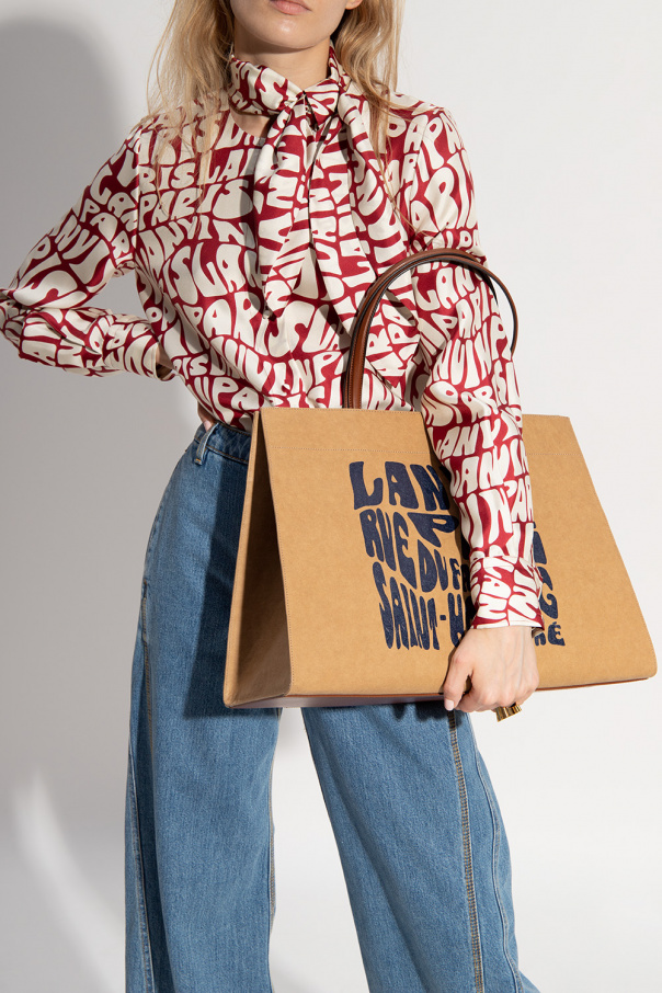 Lanvin Shopper bag with logo