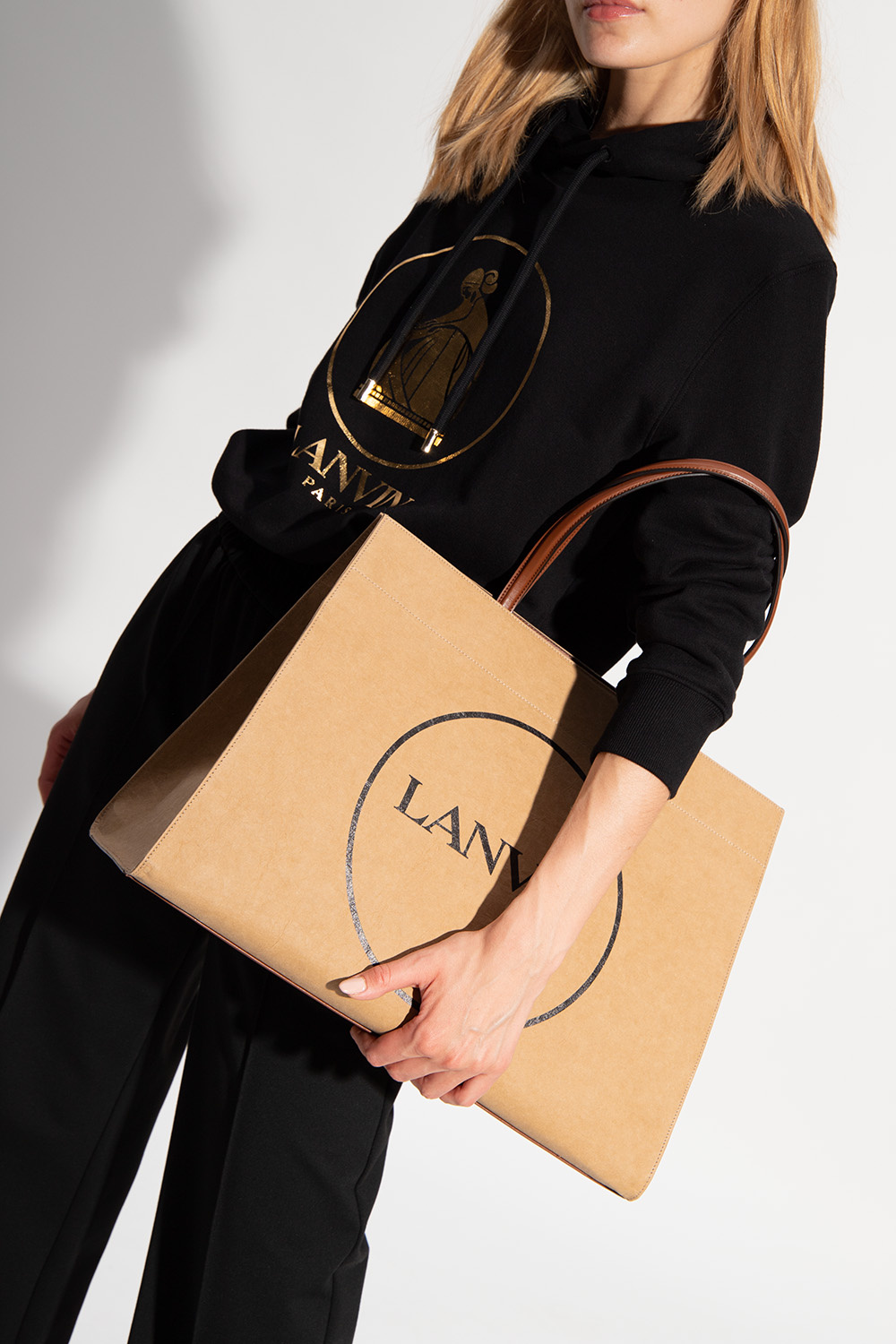 Lanvin Shopper bag with logo