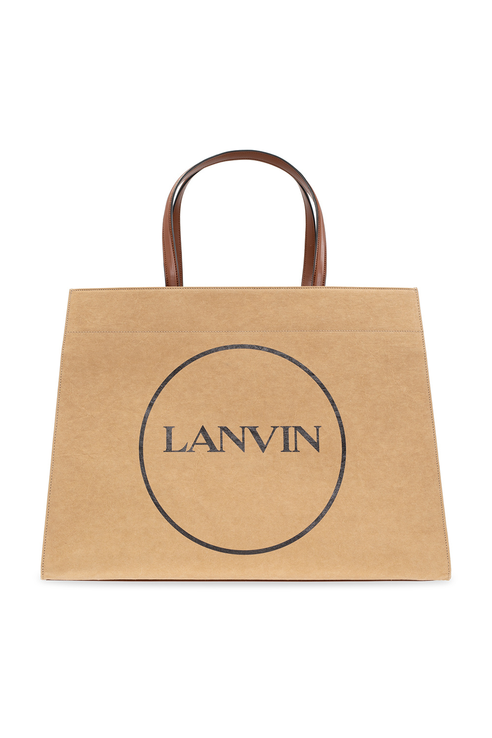 Lanvin ring-detailper bag with logo