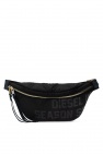 Diesel BLACK Belt bag with logo