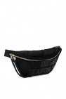 Diesel BLACK Belt bag with logo