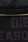 Diesel BLACK Belt bag with logo