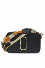 Жіноча сумка сумочка marc jacobs snapshot black white logo