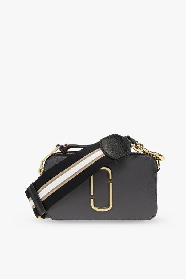 Marc Jacobs- Snapshot Leather Crossbody Bag- Woman- Uni - Grey