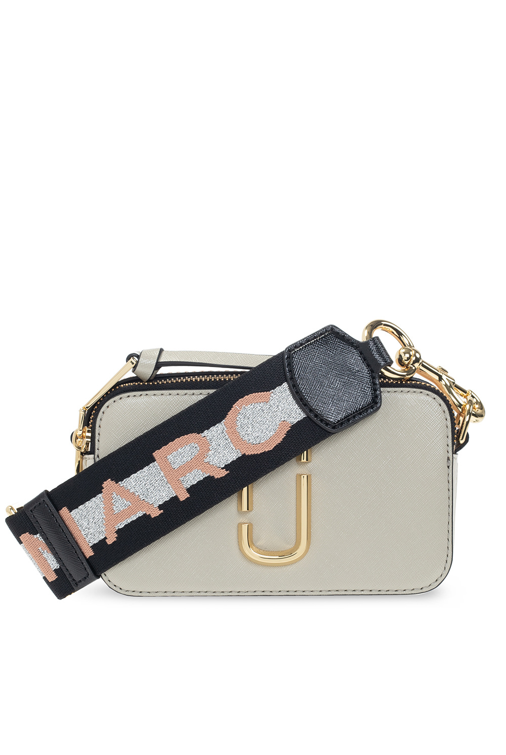 Marc Jacobs M0014146 Logo Strap Snapshot Small Camera Bag - French Grey  Multi for sale online