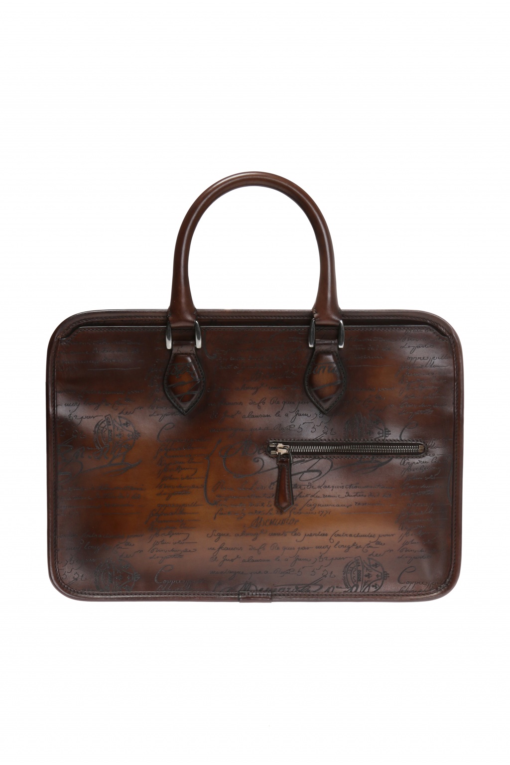 mini leather briefcase