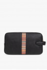 Paul Smith BLACK Leather wash bag