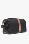Paul Smith BLACK Leather wash bag