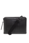 Black Vertical Suede Pocket Camera Bag Mini