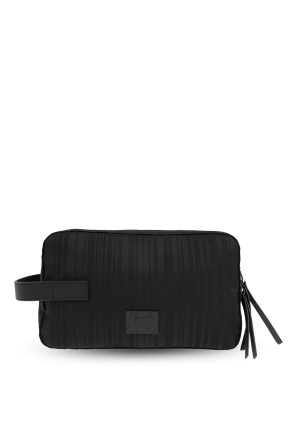 Cosmetic bag with logo patch od Paul Smith