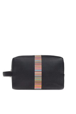 Leather cosmetic bag