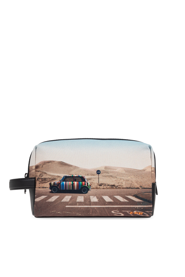 Paul Smith Kosmetiktasche mit buntem Aufdruck