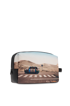 Paul Smith Kosmetiktasche mit buntem Aufdruck