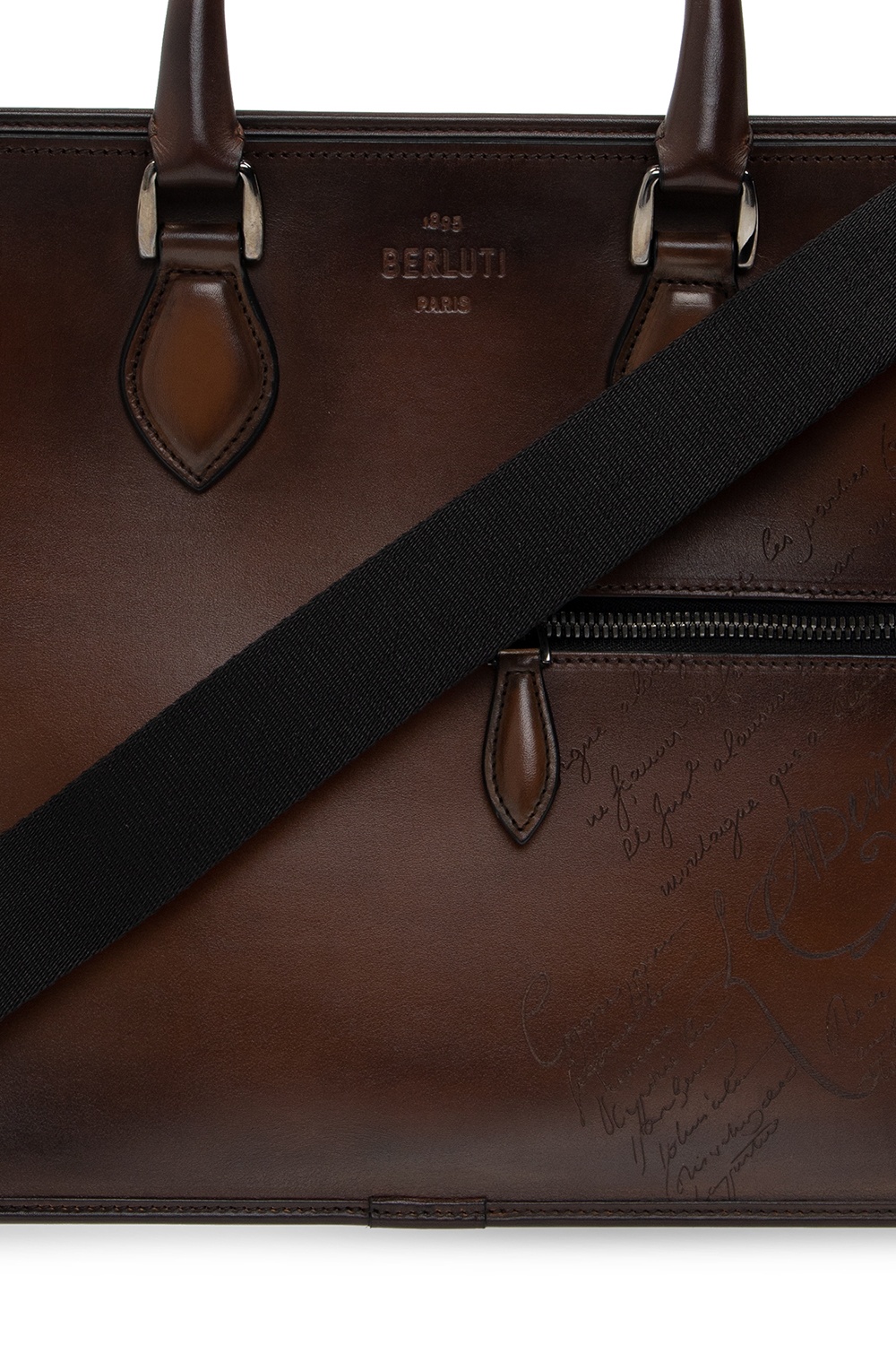 Berluti Briefcase with logo