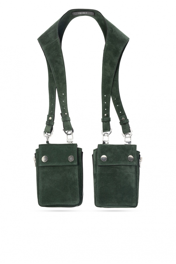 Black Leather Harness Bag | The Webster