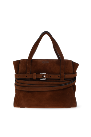 Wildleder-Handtasche