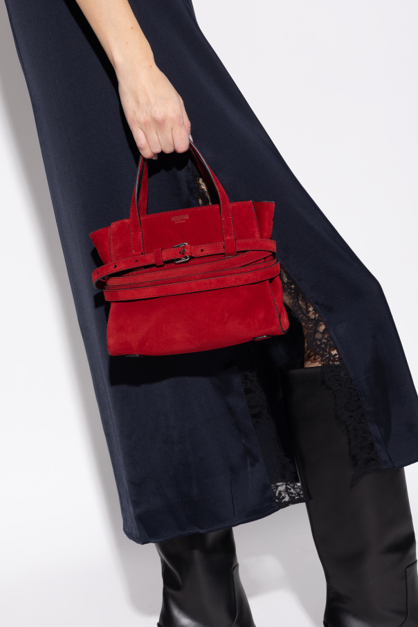 Moschino Wildleder-Handtasche