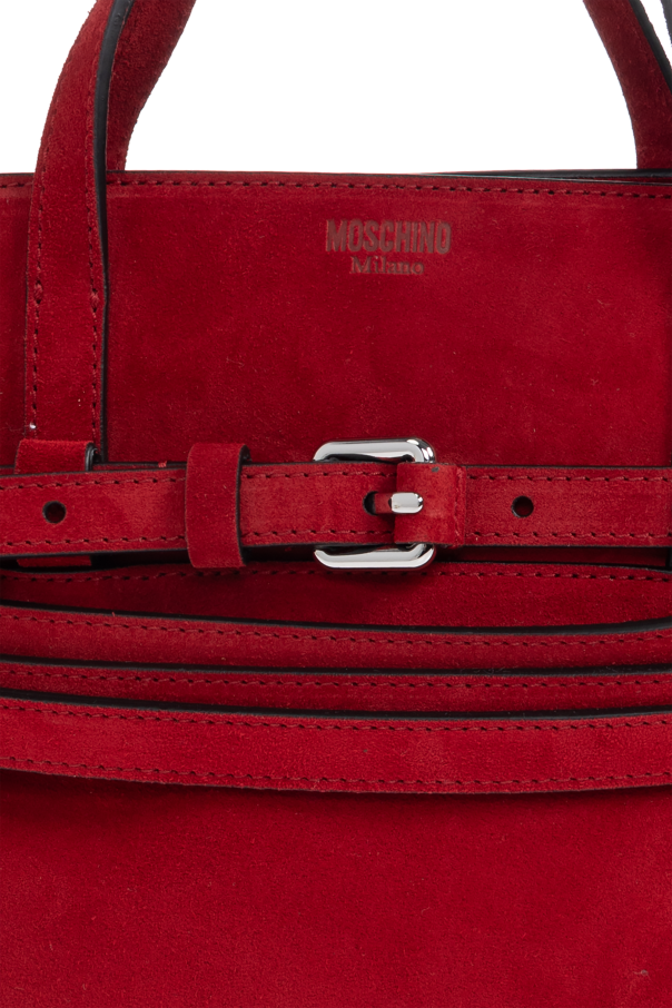 Moschino Wildleder-Handtasche