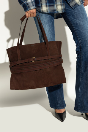 Shopper-tasche aus wildleder od Moschino