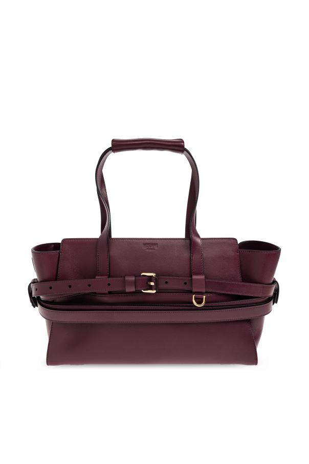 Leather shoulder bag od Moschino
