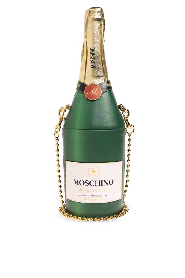 Shoulder bag in the shape of champagne od Moschino