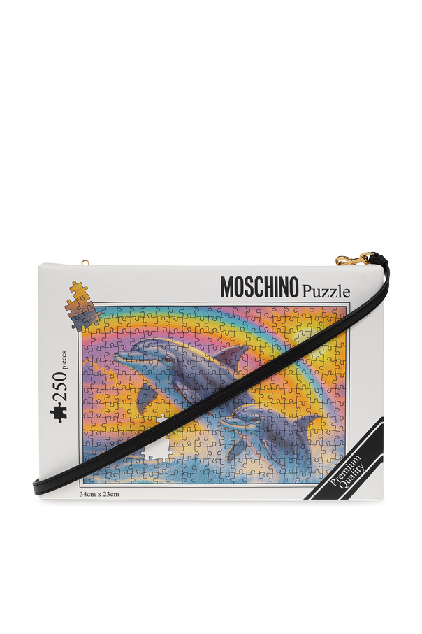 ‘Puzzle Box’ leather bag od Moschino