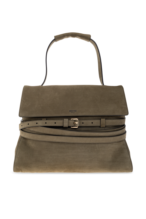 Suede shopper bag od Moschino