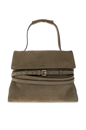 Shopper-tasche aus wildleder od Moschino