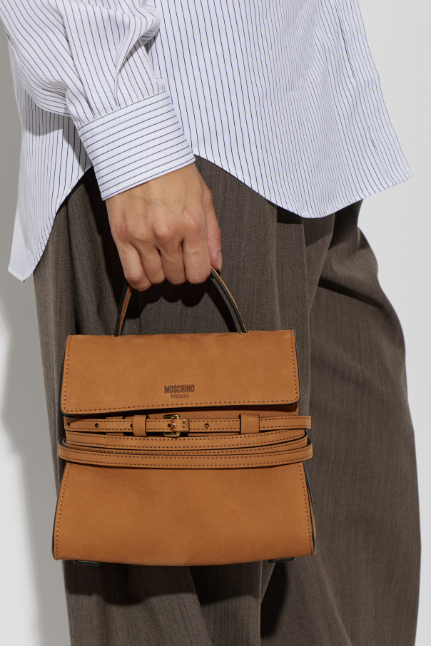 Moschino Suede bag `Tie Me`