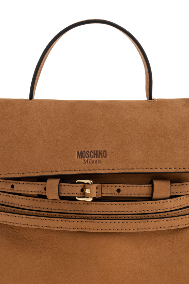 Moschino Suede bag `Tie Me`