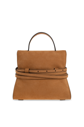 Moschino Suede bag `Tie Me`