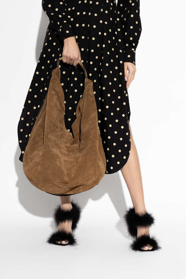 Moschino Suede shopper bag