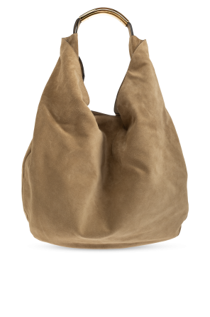 Moschino Suede bag `Handle Me`