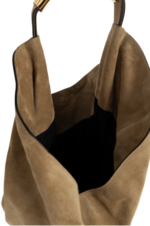 Moschino Suede bag `Handle Me`