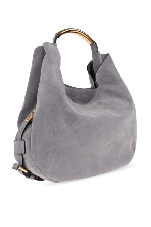 Moschino Mala de camurça de mão