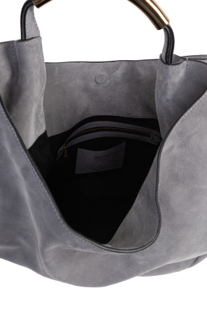 Moschino Mala de camurça de mão