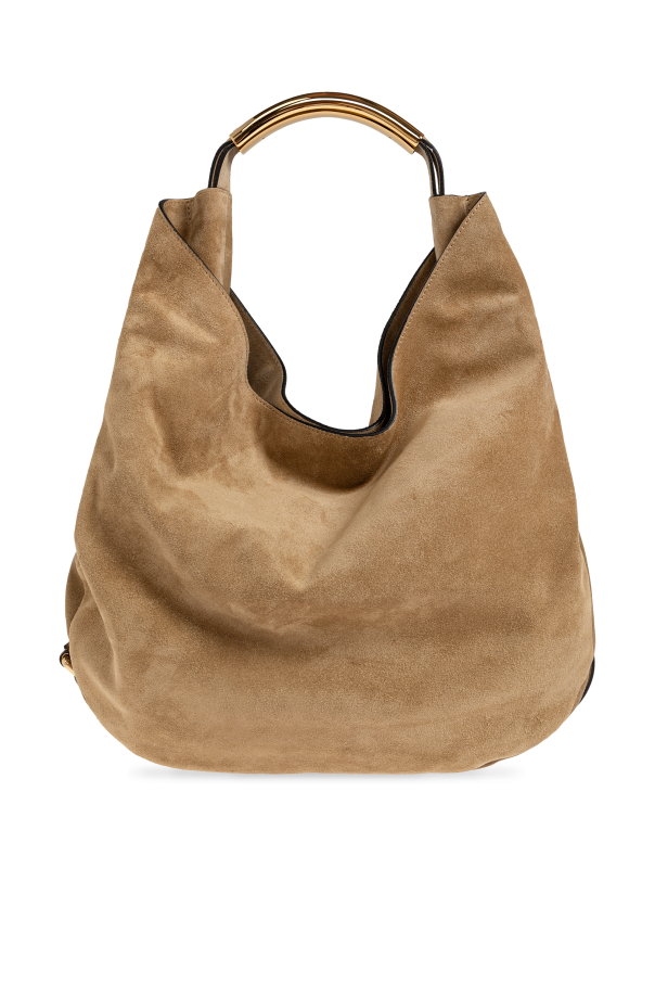 Suede bag `Handle Me` od Moschino
