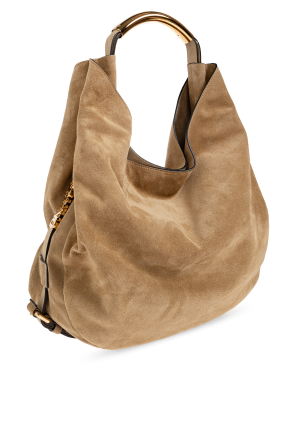Moschino Suede bag `Handle Me`